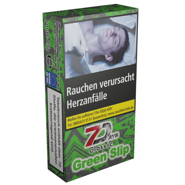 7 Days 25g - Green Slip