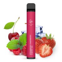 Elfbar 600 Straw Rasp Cherry Ice 20mg Nikotin