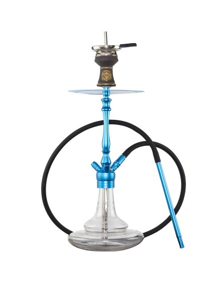 Mata Leon Shisha - Lit Cyan