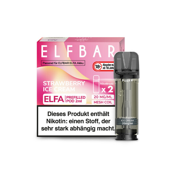 ELFA Liquid Pod 2er Pack - Strawberry Ice Cream