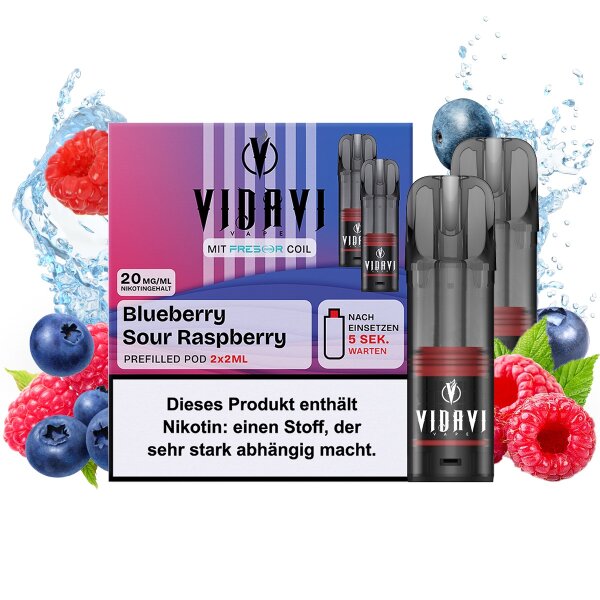 Vidavi Pods - Blueberry Sour Raspberry