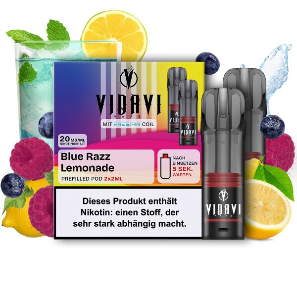 Vidavi Pods - Blue Razz Lemonade