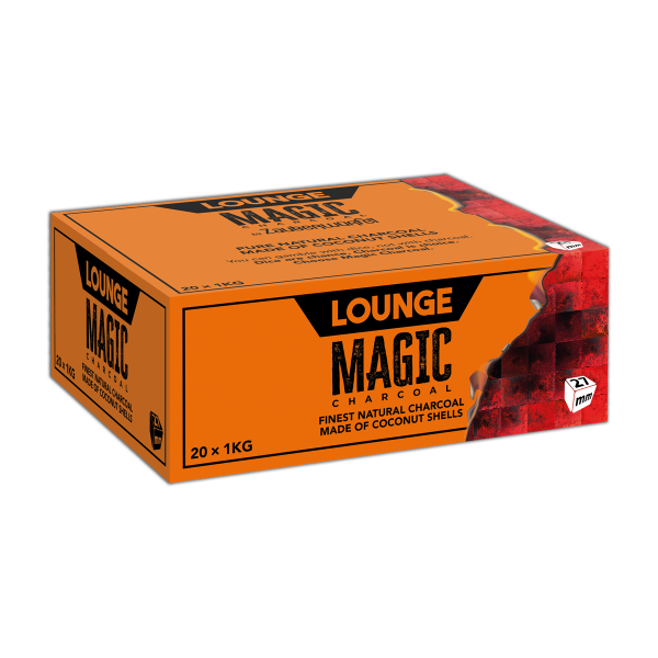 27mm Magic Charcoal Gastro Naturkohle by Zauberwürfel  1kg