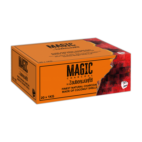 27mm Magic Charcoal Naturkohle by Zauberwürfel 20kg