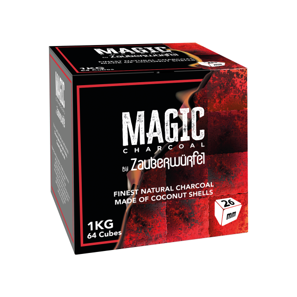 26mm Magic Charcoal Naturkohle by Zauberwürfel 1kg