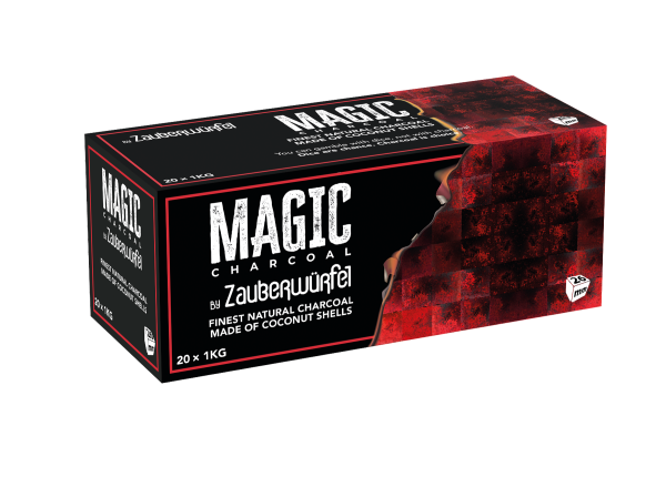 26mm Magic Charcoal Naturkohle by Zauberwürfel 20kg