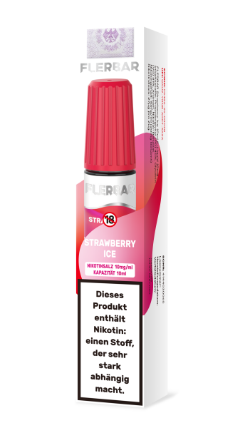 Flerbar Liquid 10mg/ml Nikotin | 10ml - Strawberry Ice