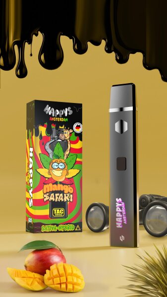 Happys Amsterdam TAC Vape - Mango Safari