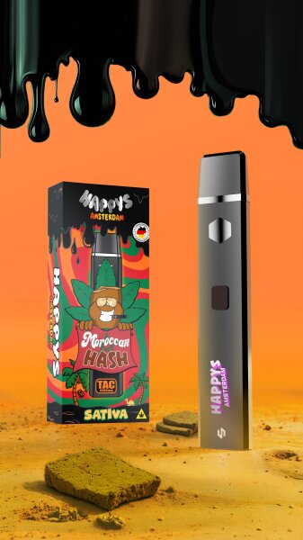 Happys Amsterdam TAC Vape - Moroccan Hash