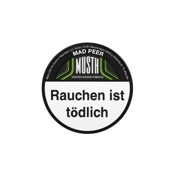Must H Tabak 125g - Mad Peer