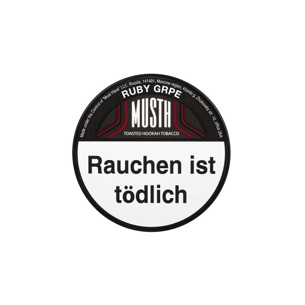 T&T | Must H Tabak 125g - Ruby Grpe