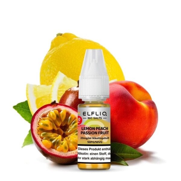 Elfliq 20mg/ml Nikotin | 10ml - Lemon Peach Passionfruit