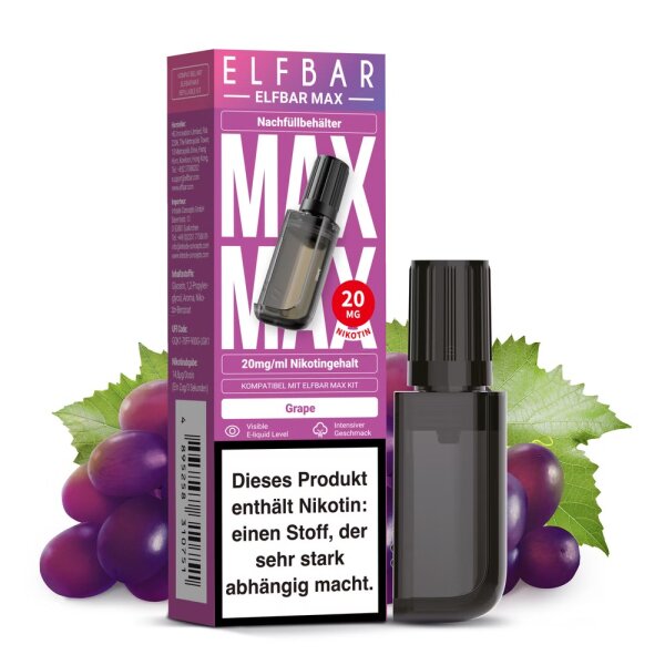 Elfbar Max Refill Container - Grape