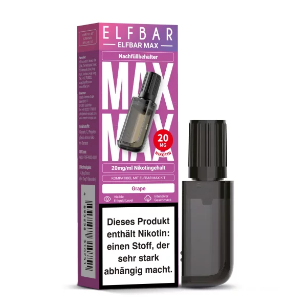 Elfbar Max Refill Container - Grape