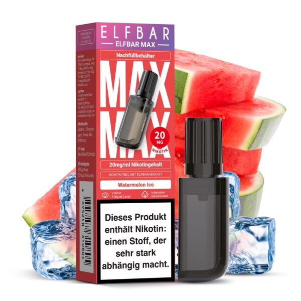 Elfbar Max Refill Container - Watermelon Ice
