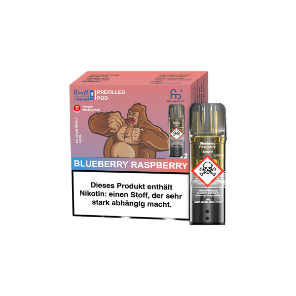 RandM Tornado Pods 2er Pack - Blueberry Raspberry