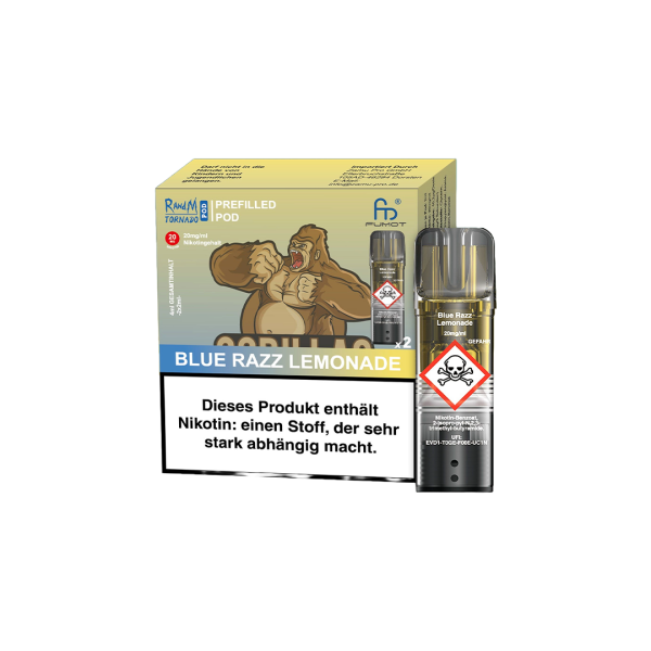 RandM Tornado Pods 2er Pack - Blue Razz Lemonade