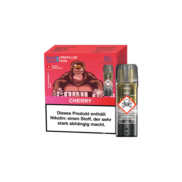 RandM Tornado Pods 2er Pack - Cherry
