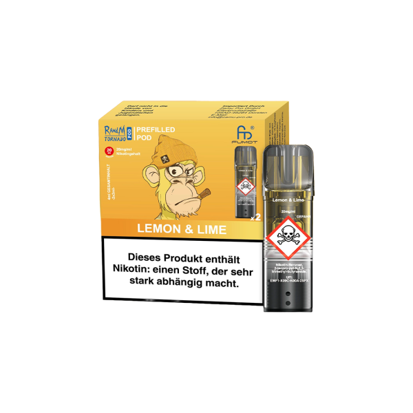 RandM Tornado Pods 2er Pack - Lemon Lime
