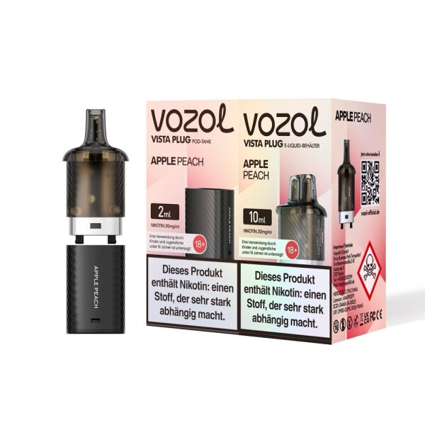 Vozol Vista Plug Pod Bundle - Apple Peach