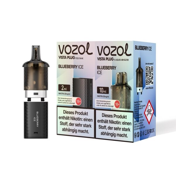 Vozol Vista Plug Pod Bundle - Blueberry Ice