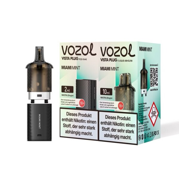 Vozol Vista Plug Pod Bundle - Miami Mint