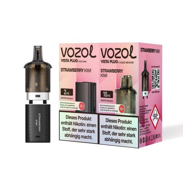 Vozol Vista Plug Pod Bundle - Strawberry Kiwi