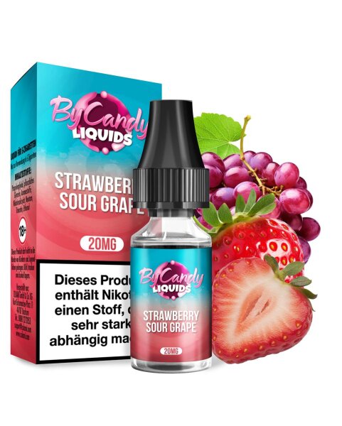 ByCandy Liquid 20mg/ml Nikotion | 10ml - Strawberry Sour Grape