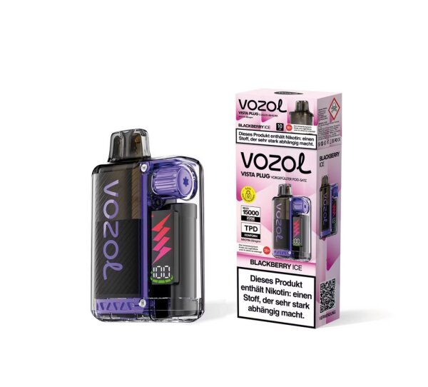 Vozol Vista Plug Starterkit Bundle - Blackberry Ice