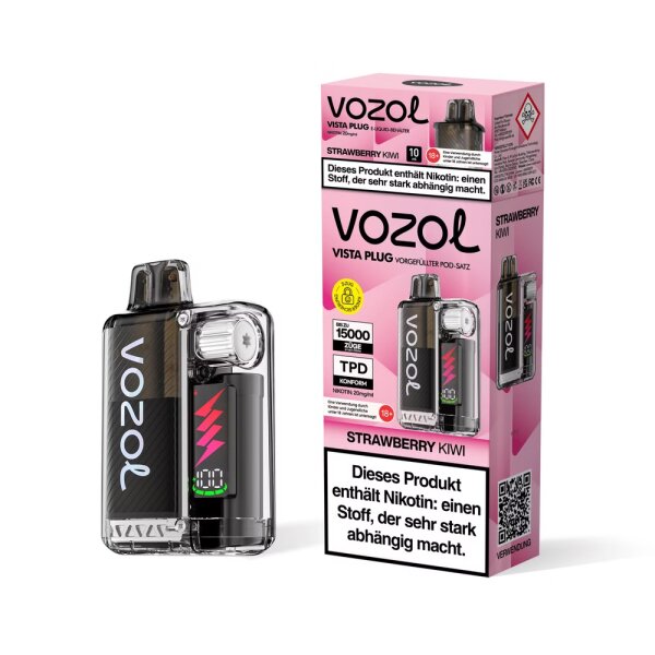 Vozol Vista Plug Starterkit Bundle - Strawberry Kiwi