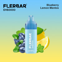 Flerbar D16000 Bundle - Blueberry Lemon Mentos