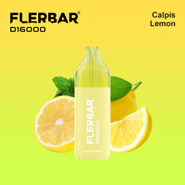 Flerbar D16000 Bundle - Calpis Lemon