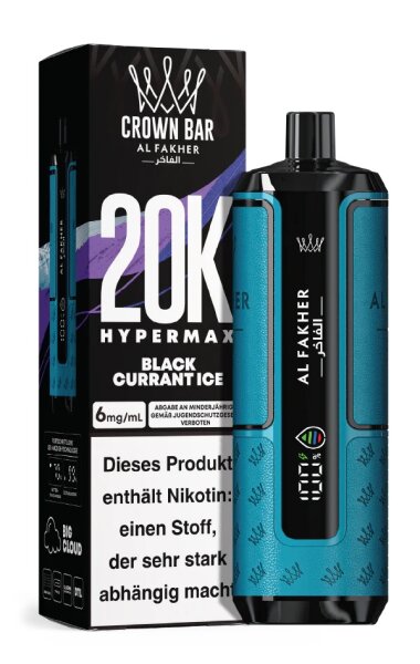 Al Fakher 20K Hypermax Bundle - Blackcurrant Ice
