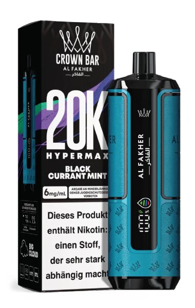 Al Fakher 20K Hypermax Bundle - Blackcurrant Mint