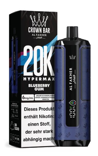 Al Fakher 20K Hypermax Bundle - Blueberry Gum