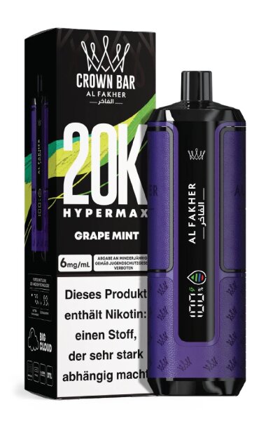 Al Fakher 20K Hypermax Bundle - Grape Mint
