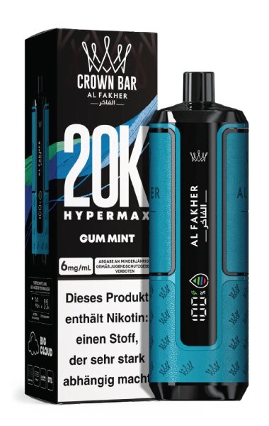 Al Fakher 20K Hypermax Bundle - Gum Mint