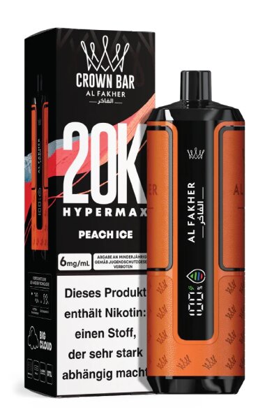 Al Fakher 20K Hypermax Bundle - Peach Ice