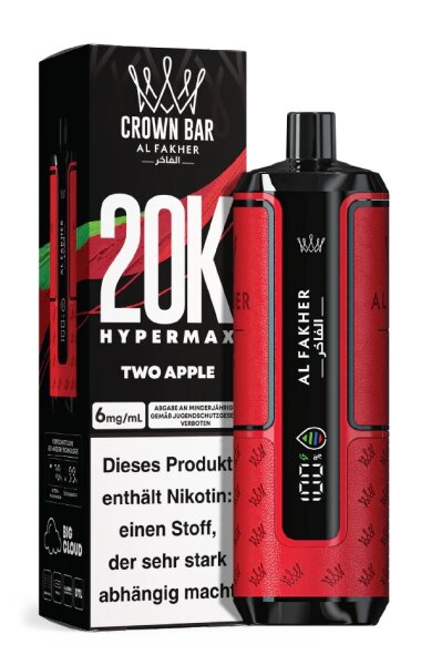 Al Fakher 20K Hypermax Bundle - Two Apple