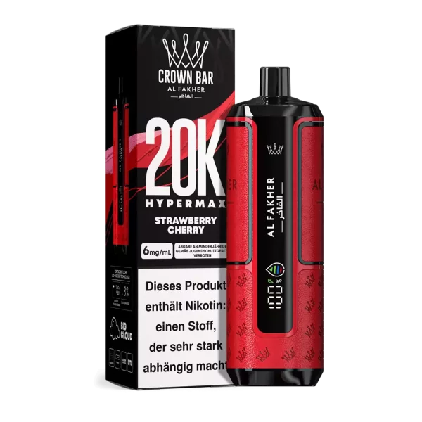 Al Fakher 20K Hypermax Bundle - Strawberry Cherry