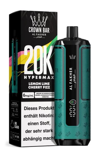 Al Fakher 20K Hypermax Bundle - Lemon Lime Cherry Fizz