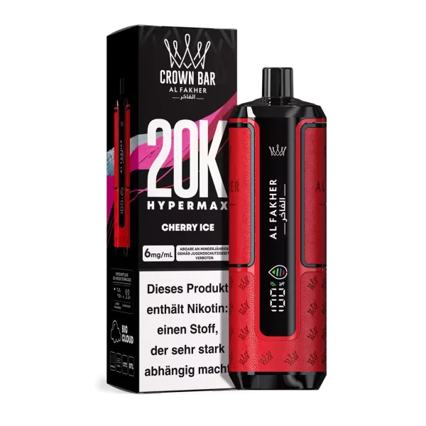 Al Fakher 20K Hypermax Bundle - Cherry Ice
