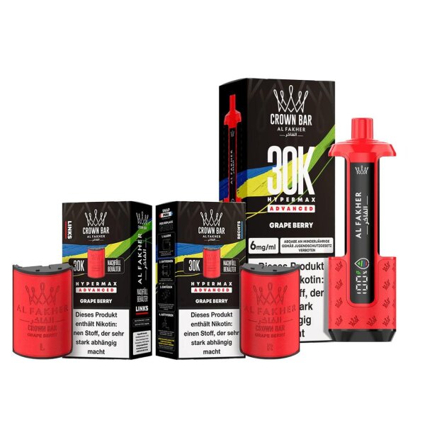 Al Fakher 30k Hypermax Bundle - Grape Berry