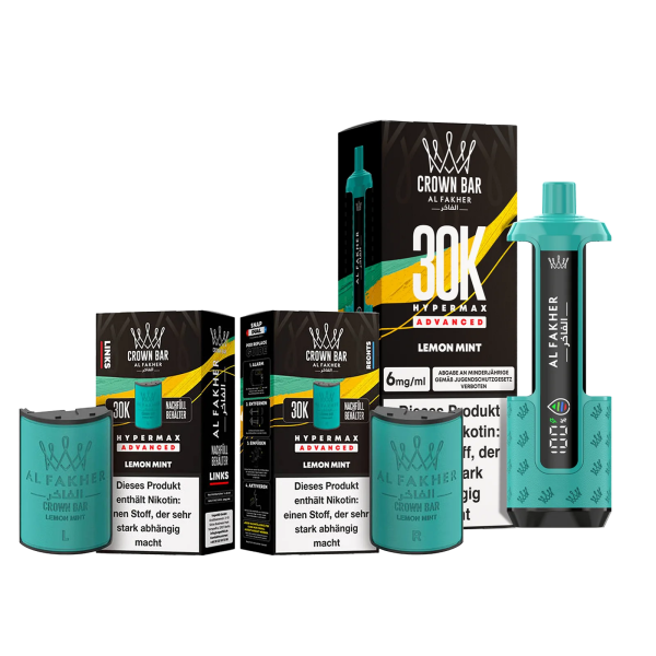 Al Fakher 30k Advanced Hypermax Bundle - Lemon Mint