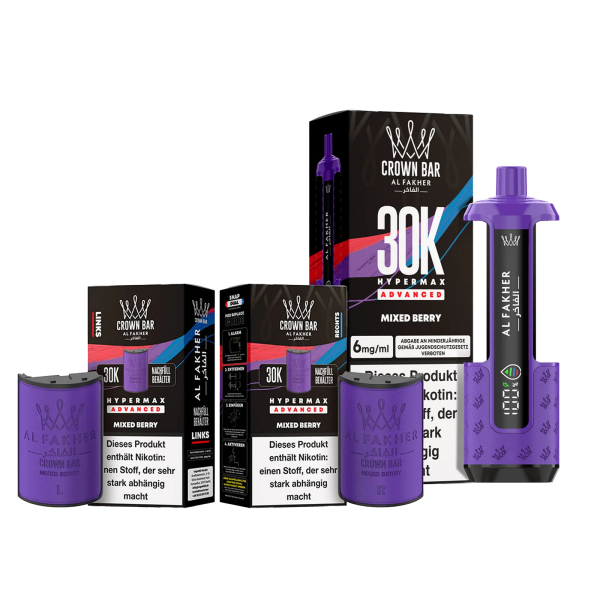 Al Fakher 30k Hypermax Bundle - Mixed Berry