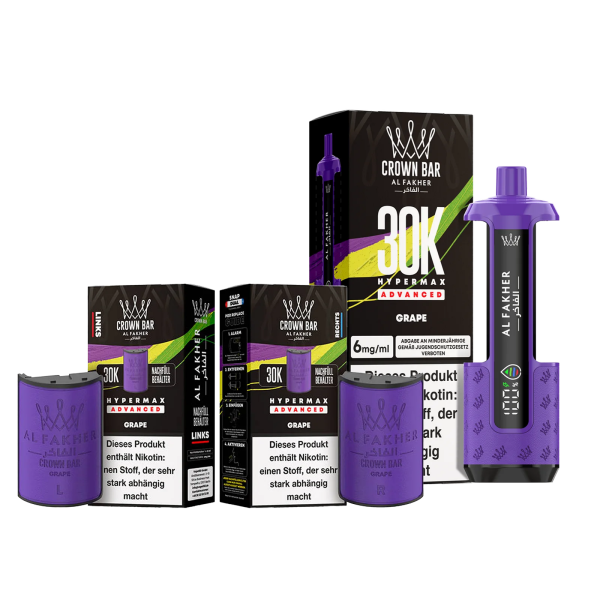 Al Fakher 30k Advanced Hypermax Bundle - Grape