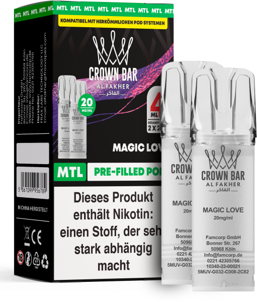 Al Fakher Liquid Pod 2er Pack - Magic Love