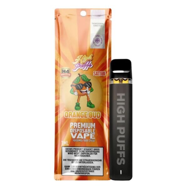 High Puffs H4 Superior Vape- Orange Bud