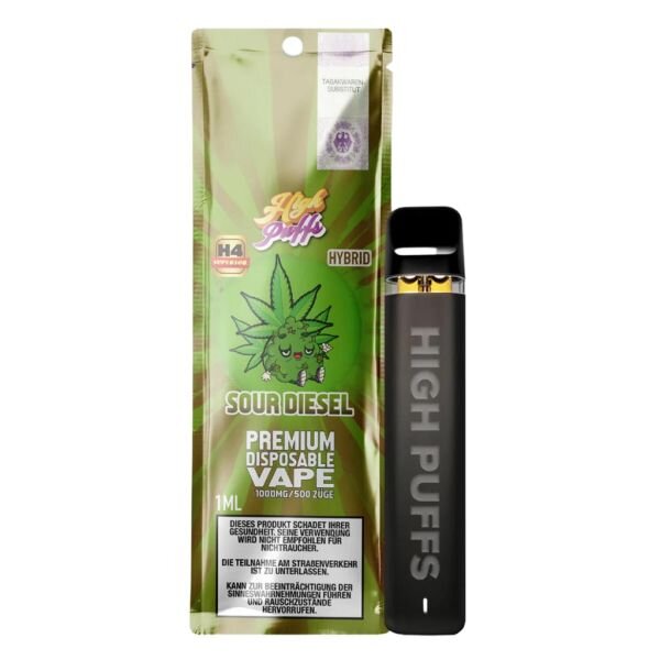 High Puffs H4 Superior Vape- Sour Diesel