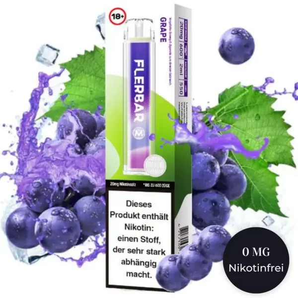 Flerbar  600 Nikotinfrei Grape